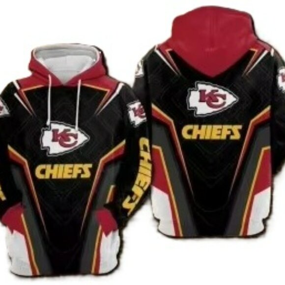 MAHOMES 15  - KANSAS CITY CHIEFS RED STITCHED FOOTBALL JERSEY w/Patches - Picture 9 of 16